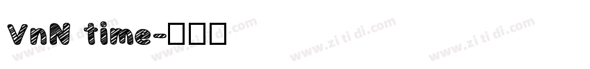 VnN time字体转换